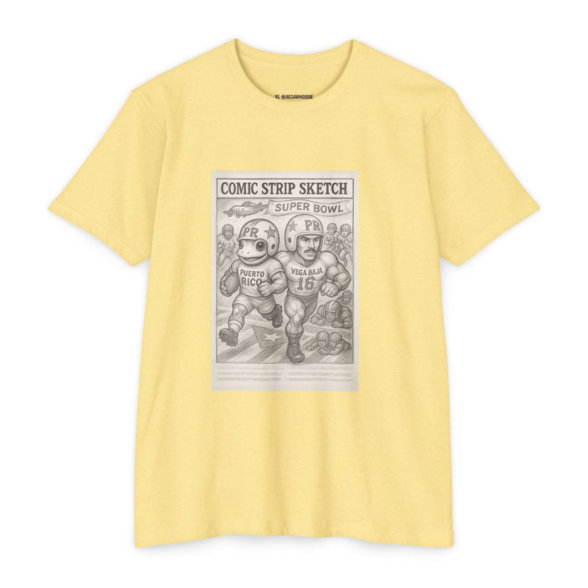 Super Bowl Comic Strip T-Shirt