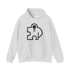 Essential Hoodie 2 Front Puzzle Logo