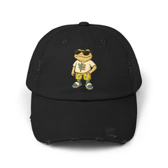 Coqui (Sancho) Island Vibes Distressed Hat Puerto Rico Streetwear Vega Baja Sneaker Inspired Cap