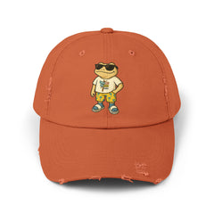 Coqui (Sancho) Island Vibes Distressed Hat Puerto Rico Streetwear Vega Baja Sneaker Inspired Cap