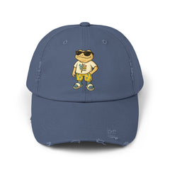 Coqui (Sancho) Island Vibes Distressed Hat Puerto Rico Streetwear Vega Baja Sneaker Inspired Cap