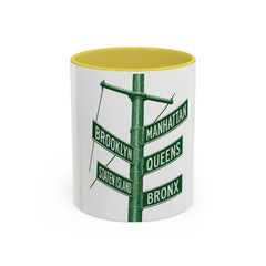 NYC Coffee Cup, All Boroughs Design