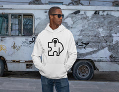 Essential Hoodie 2 Front Puzzle Logo