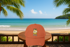 Coqui (Sancho) Island Vibes Distressed Hat Puerto Rico Streetwear Vega Baja Sneaker Inspired Cap