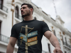 Puerto Rico Street Sign Tee San Juan Cabo Rojo El Yunque Unisex Graphic T Shirt