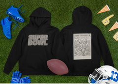 Super Bowl Comic Strip Hoodie