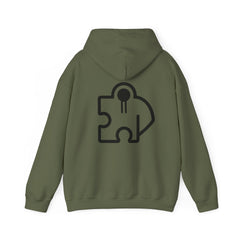 Essentials Hoodie  Back Puzzle Logo