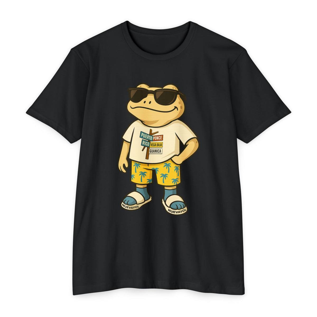 Coqui (Sancho) T Shirt Puerto Rico Town Signage Streetwear Inspired by sneaker line Vega Baja Ponce Guanica Unisex Tee