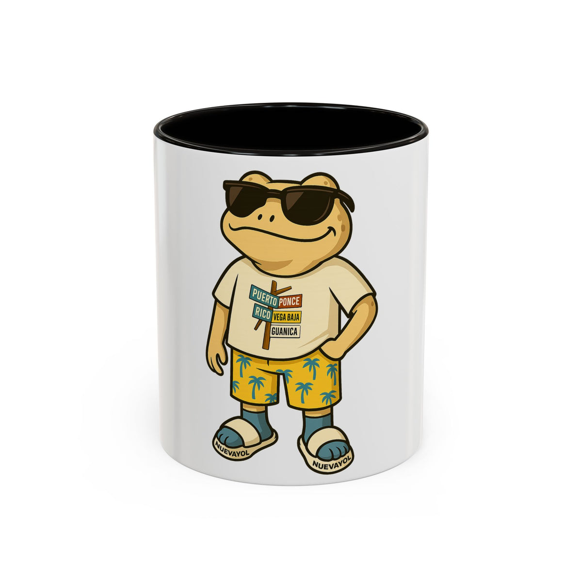Coquí Puerto Rico Streetwear Mug Tropical Frog Design with Island Vibes