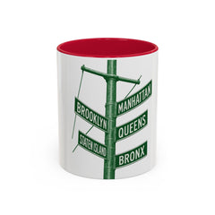 NYC Coffee Cup, All Boroughs Design