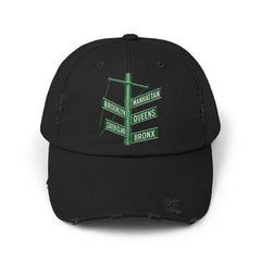 All Boroughs Distressed Cap  NYC Streetwear Essential