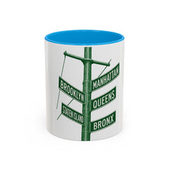 NYC Coffee Cup, All Boroughs Design