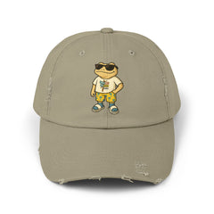 Coqui (Sancho) Island Vibes Distressed Hat Puerto Rico Streetwear Vega Baja Sneaker Inspired Cap