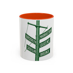 NYC Coffee Cup, All Boroughs Design