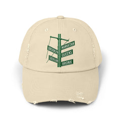 All Boroughs Distressed Cap  NYC Streetwear Essential