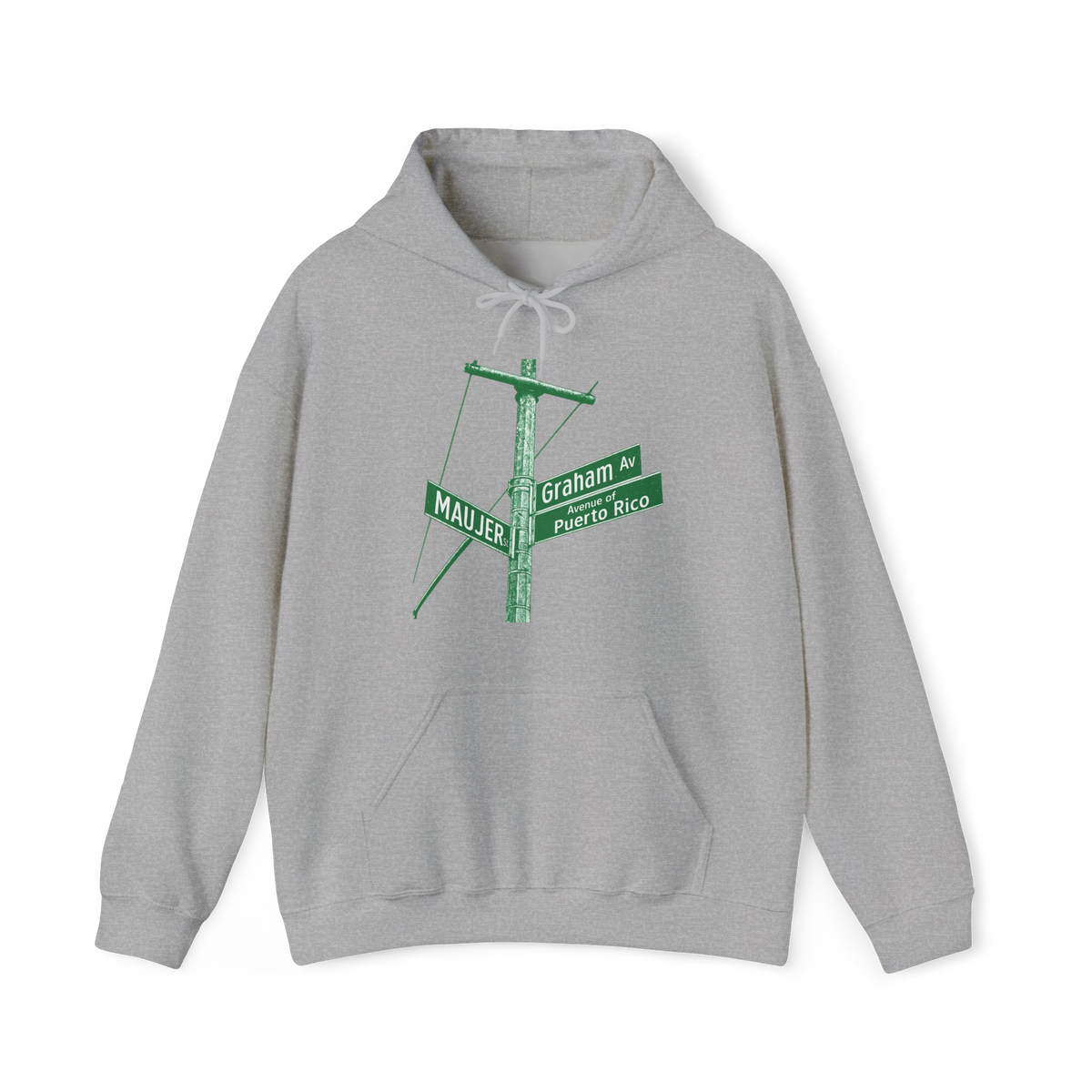 Brooklyn Street Sign Hoodie  Graham Avenue Edition